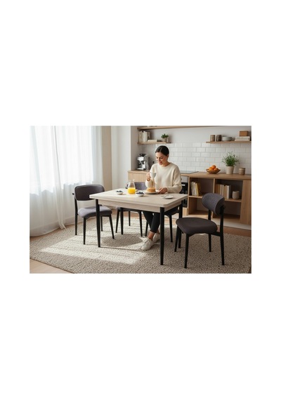 Tool Aksesuar T-6009 4 Kişik Yemek Masası Ve Kahverengi Polo Sandalye Takımı Mutfak Salon Restorant Cafe Otel Kullanımına Uygundur. Tool Aksesuar T-6009 4 Kişik Yemek Masası Ve Kahverengi Polo Sandalye Takımı Mutfak Salon Restorant Cafe Otel Kullanımına Uygundur.