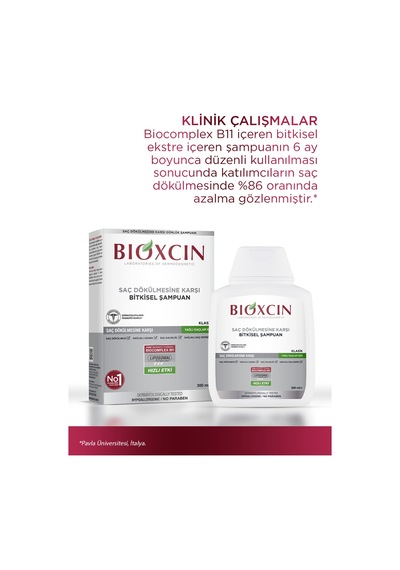 Klasik Yağlı Saçlar Için Şampuan 300 Ml-
