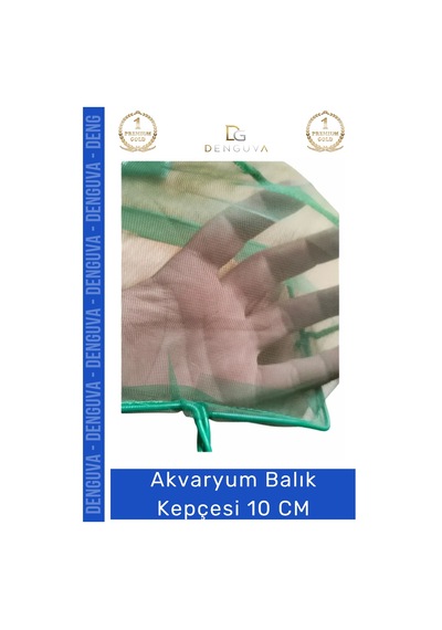 Balıkkepçesi Kaliteli Dayanıklı İnce Gözenekli Akvaryum Aksesuarları Akvaryum Balık Kepçesi 10 Cm