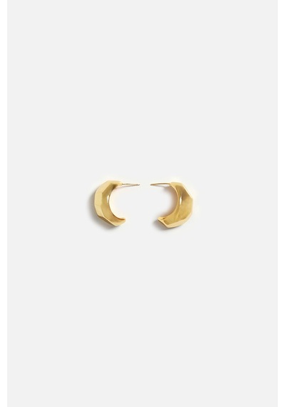 Geometrik Bombeli Küpe Gold 76111912
