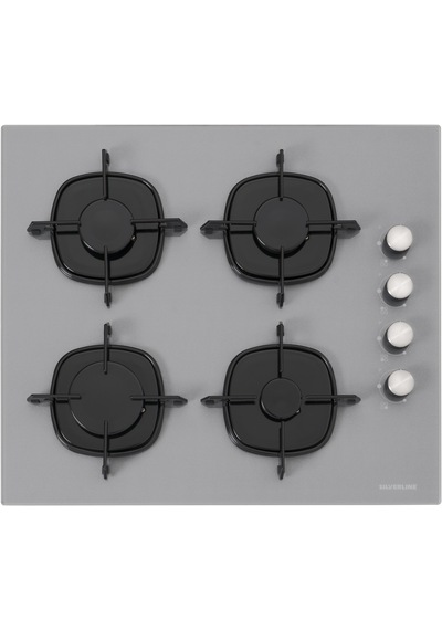 Silverline BO6502S02 - CS5335S01 - 3373 Misto 60 Gri Cam Ankastre Set
