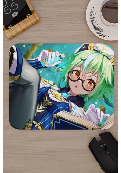 Sucrose Genshin Impact Anime Oyuncu V2 - 22x18 Gaming Mouse Pad Fare Altlığı