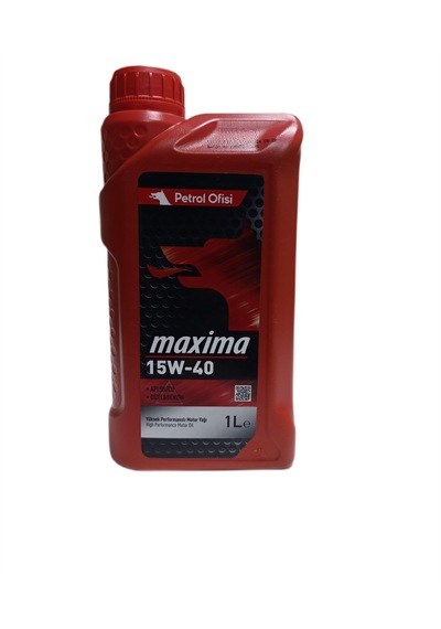 Petrol Ofisi Maxima 15W-40 Yüksek Performanslı Motor Yağı 1 L