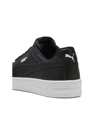 Puma Court Classic Clean Siyah Erkek Sneaker 000000000102266180 SİYAH-BEYAZ