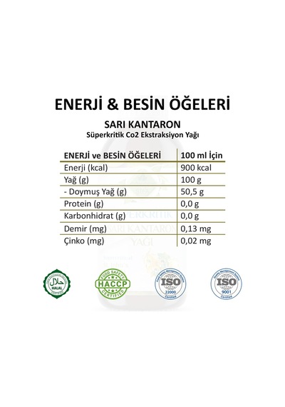 Gökçek Şifa Sarı Kantaron Süperkritik Mix Yağı 50 ML