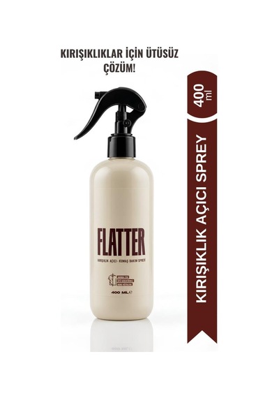 Flatter Kırışıklık Açıcı Ve Kumaş Bakım Spreyi Ütüsüz Pratik Çözüm 400 Ml Tekli