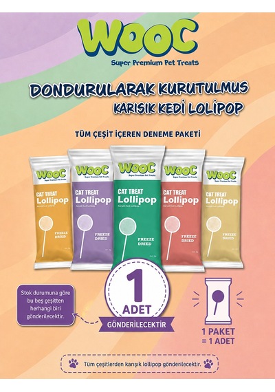 Karışık Kedi Ödülü Lolipop 1.4 Gr 1 Adet