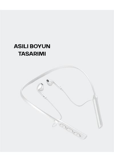 Mey İthalat Yüksek Kapasiteli Pil Destekli Boyun Askılı Kulaklık 100 Saat Dayanıklı