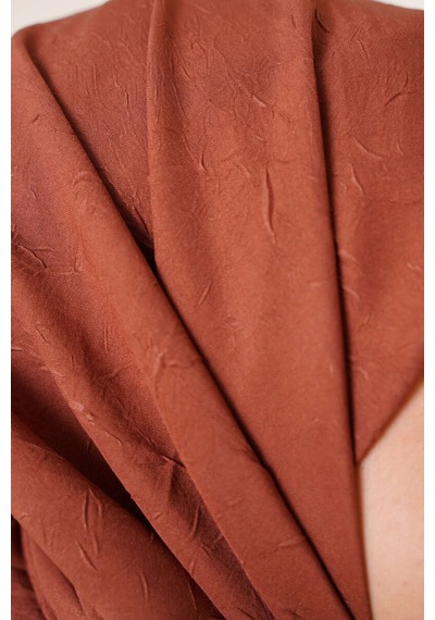 Bambu Kraş Eşarp Tesettür Giyim, Hafif, Rahat, Şık, Yüksek Kalite, Hijab, Scarf, Shawl Kiremit