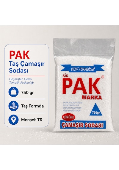 4'lü Taş Çamaşır Sodası Sepeti