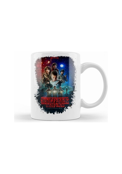 Stranger Things Netflix Kupa Bardak Porselen No23368 Karışık