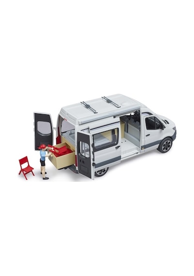 Bruder Mercedes Benz Sprinter Kamp Aracı ve Sürücüsü 02672