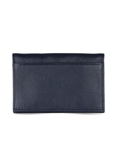 Guard Leather Guard Lacivert Temi Nappa Deri Kartlık Çok Renkli