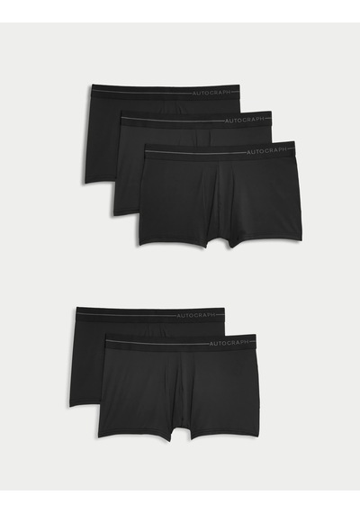 Marks & Spencer 5'li Flexifit Hipster Külot Seti T14006125a Siyah