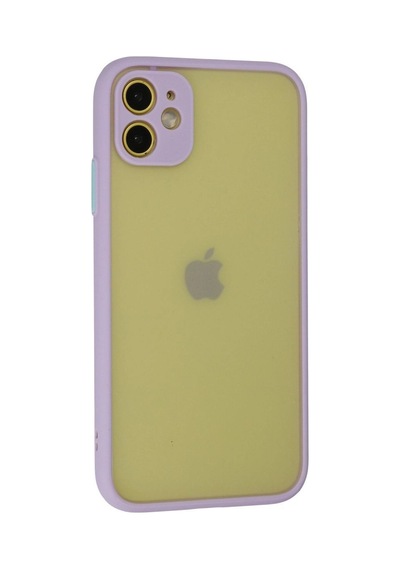 Apple, Uyumlu iPhone 11 Kılıf Montreal Silikon Kapak - Mor