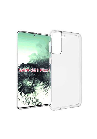 Samsung Galaxy S21 Plus Kılıf Zore Süper Silikon Kapak - Şeffaf