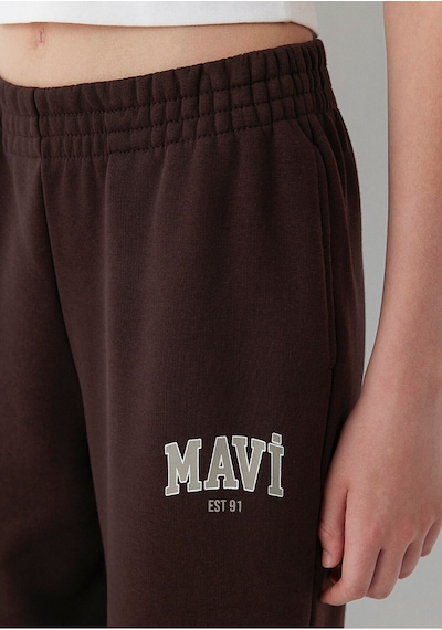 Mavi Logo Baskılı Kahverengi Eşofman Altı 1010757-70240