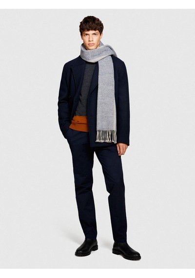 Sisley Esnek Slim Fit Chino Pantolon Erkek Lacivert Pantolon - 323a4jgcsf03e