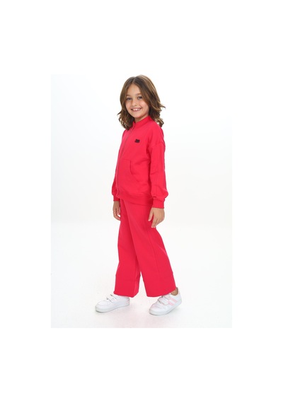 Toontoy Kids Toontoy Kız Çocuk Nakışlı Eşofman Takım Koyu Fuşya