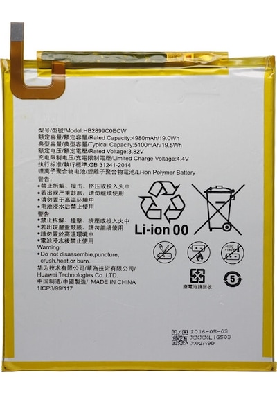 Huawei Uyumlu MatePad T10S AGS3-W09 AGS3-L09 Tablet Batarya