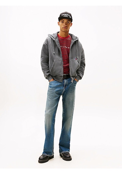 Tommy Hilfiger Tjm 90s Quılt New Classıcs Fz Erkek Siyah Sweatshirt - Dm0dm22364 Siyah
