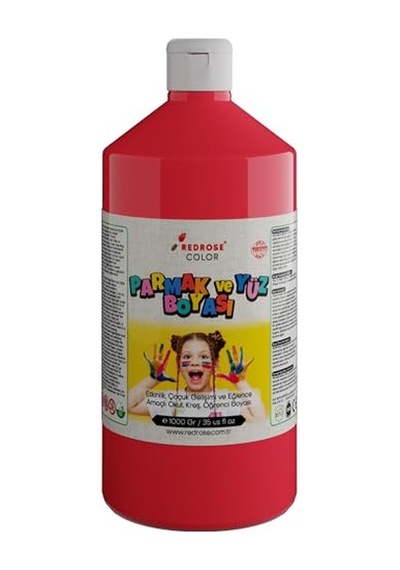 Kırmızı Parmak Boyası 1000 Gr 0,15 L