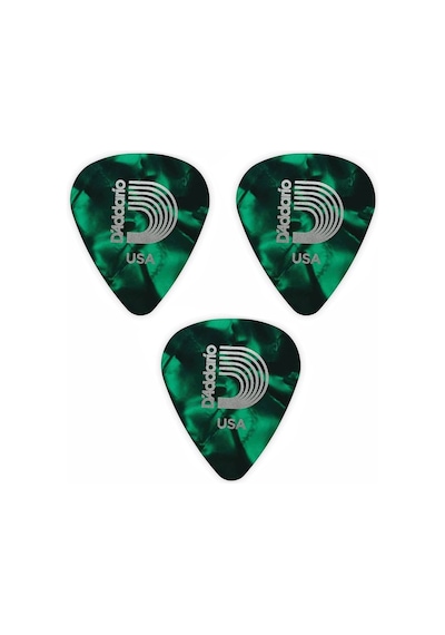 1cap6gr Gitar Penası 3 Adet 1 Mm. Heavy Yeşil