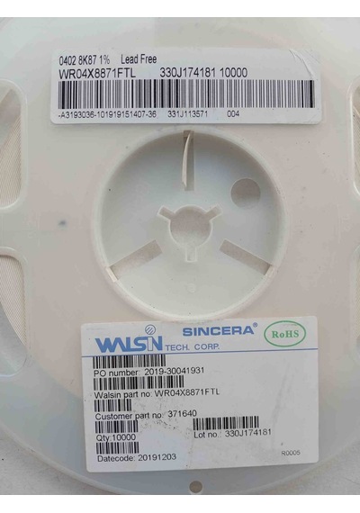 Wr04x8871ftl 8k87 402 Smd Direnç 1000 Adet