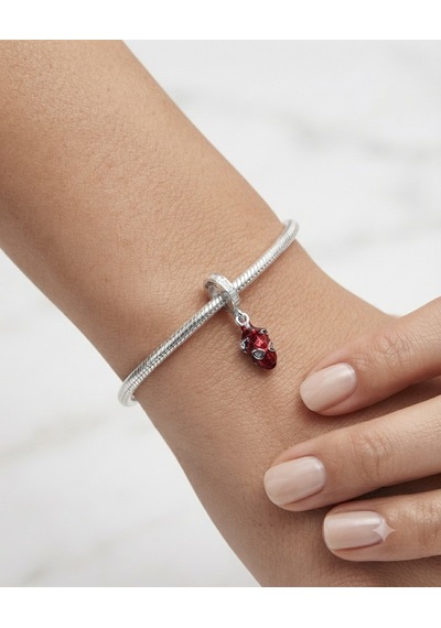 Kadın Spiderman Model Gümüş Charm