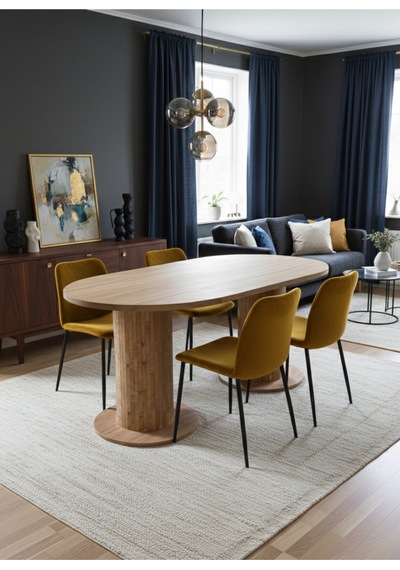 Oslo 180x90x74cm 36mm Kalın Kenarlı Oval Beyaz Sütunlu Mutfak Masası Sandalye Yok Sadece Masadır Atlantik Çam Oslo 180x90x74cm 36mm Kalın Kenarlı Oval Beyaz Sütunlu Mutfak Masası Sandalye Yok Sadece Masadır Atlantik Çam