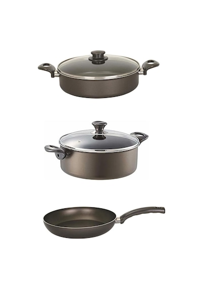 Mehtap Onyx Teflon 24 Cm Karnıyarık 24 Cm Tencere Ve 24 Cm Tava