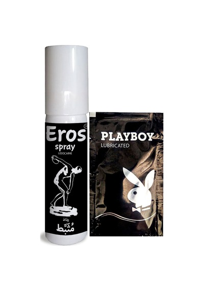 Eros Erkekler İçin Özel Geciktiricistop Spreyi 20 Ml Black + Lubrikantjel