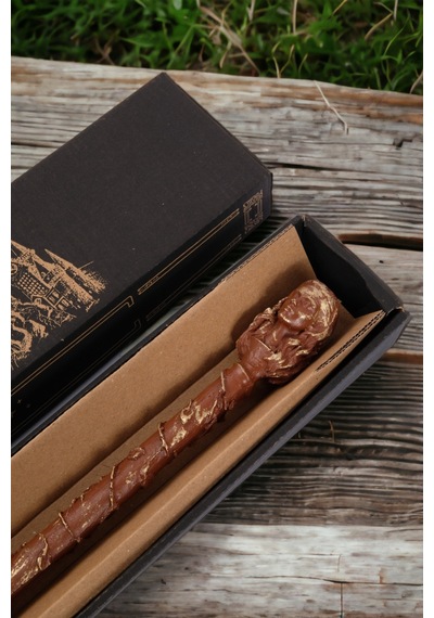 Harry Potter Başlı Hermonie Asası 33 Cm , Büyülü Asa, Harmony Asası Kutulu Yeni Asa