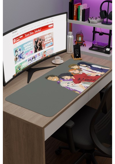 Anohana Anime V1 - 90x40 Xxl Gaming Kauçuk Kaymaz Taban Mouse Pad Fare Altlığı