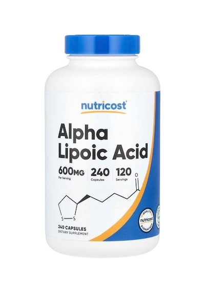 Nutricost Alpha Lipoic Acid 600 Mg 240 Kapsül