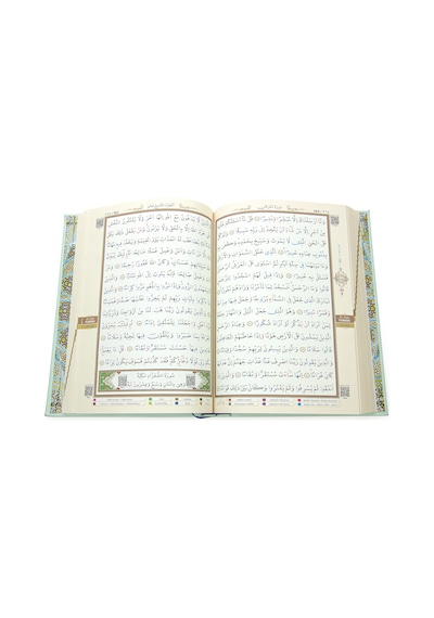 Tecvidli Kuranı Kerim - Termo Deri - Orta Boy - Turkuaz Renkli - Ayfa Yayınevi - Bilgisayar Hatlı