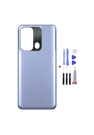 Tecno Spark 8c Mor Arka Cam Kapak Pil Kapağı Tamir Set B7000 Set Mor