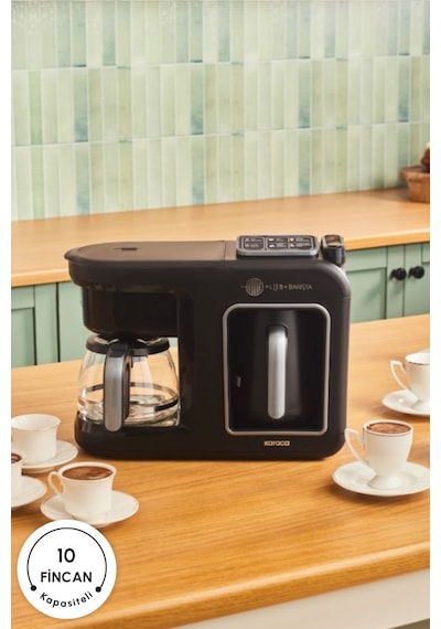 Karaca Hatır Plus Barista 6 In 1 Latte Cappucino Ve Közde Türk Kahvesi Makinesi