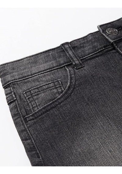 Benetton Kız Çocuk Denim Şort 4xa2c9010-24y Siyah