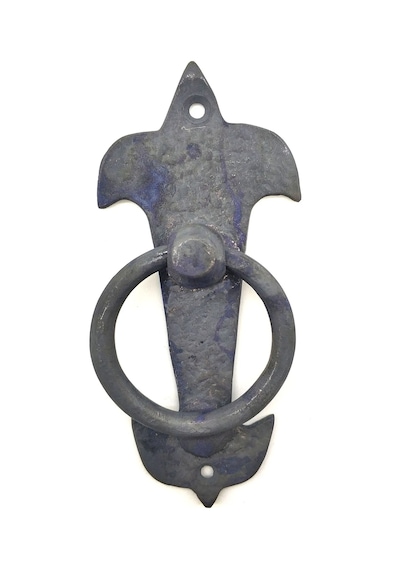Antika Tarz Dekoratif Pirinç Kapı Hsı - 165x70mm, Oksit