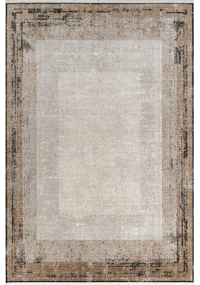 Royal Halı Bearny Td04a Gold Krem Viskon Akrilik Yumuşak Dokulu Modern Halı