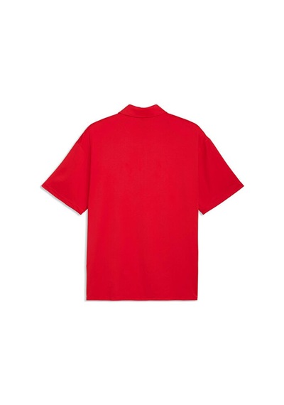 Puma Ferrarı Cloudspun Polo Erkek Günlük Polo Tişört 63424702 Kırmızı
