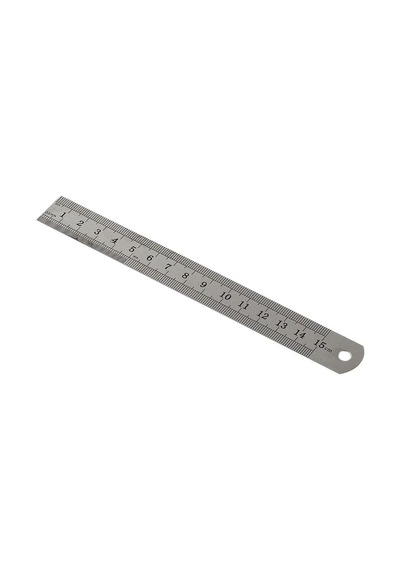 Cetvel Kraf Çelik 15 Cm Çok Renkli