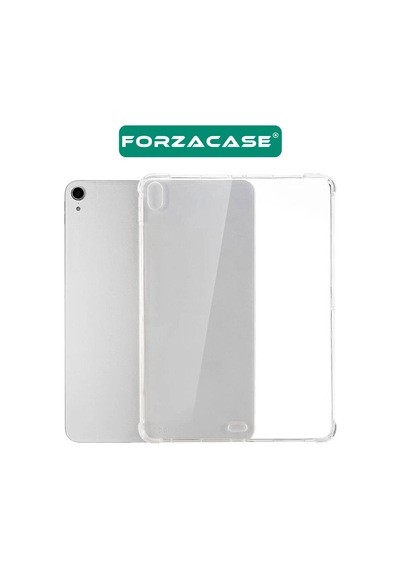 Forzacase Apple Uyumlu iPad Air 4. Nesil 10.9 2020 A2324 A2072 İle Anti Shock Silikon Kılıf Şeffaf Fc014 Silikon