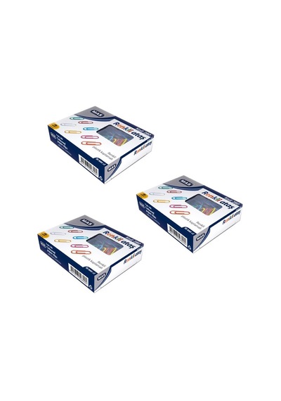 Mas 280 Pls Renkli Ataç Pvc Kaplı 28 Mm 3 Adet