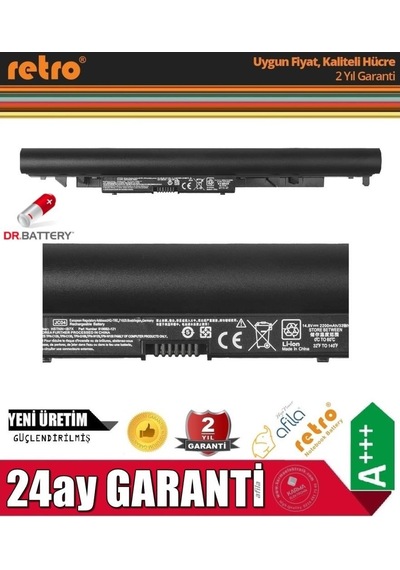 HP Uyumlu 15-Bs005Nt 1Wq42Ea, 15-Bs006Nt 1Wq43Ea Bataryası, Pili - Retro 542051791