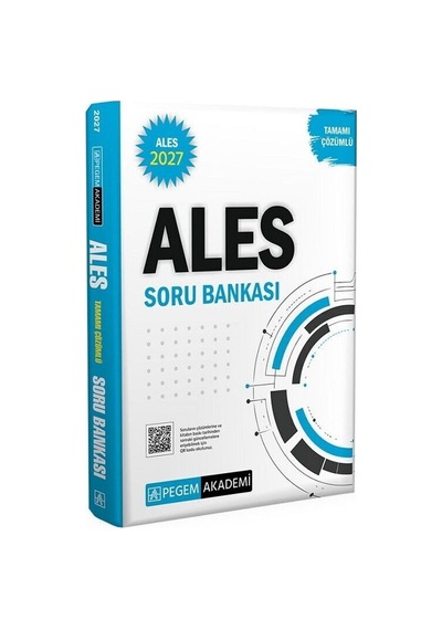 2027 Ales Tamamı Çözümlü Soru Bankası Pegem Yayınları