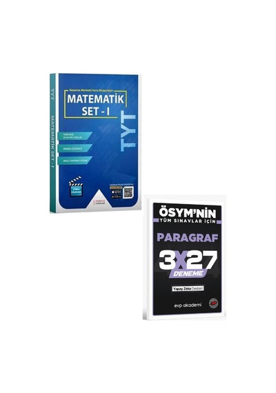 2027 Sonuç 2027 Tyt Matematik Set - I+ Evp Akademi Paragraf
