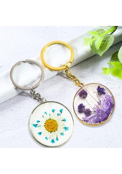 Epoksi Silikon Kalıp Çoklu Yuvarlak Anahtarlık Kolye Küpe Kalıp 3.5 Cm 36 Lı Şeffaf