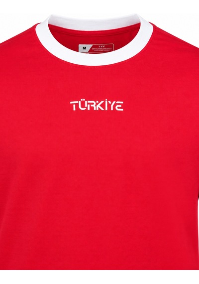 Tff Milli Takım Unısex T-shırt Tr-k Kırmızı